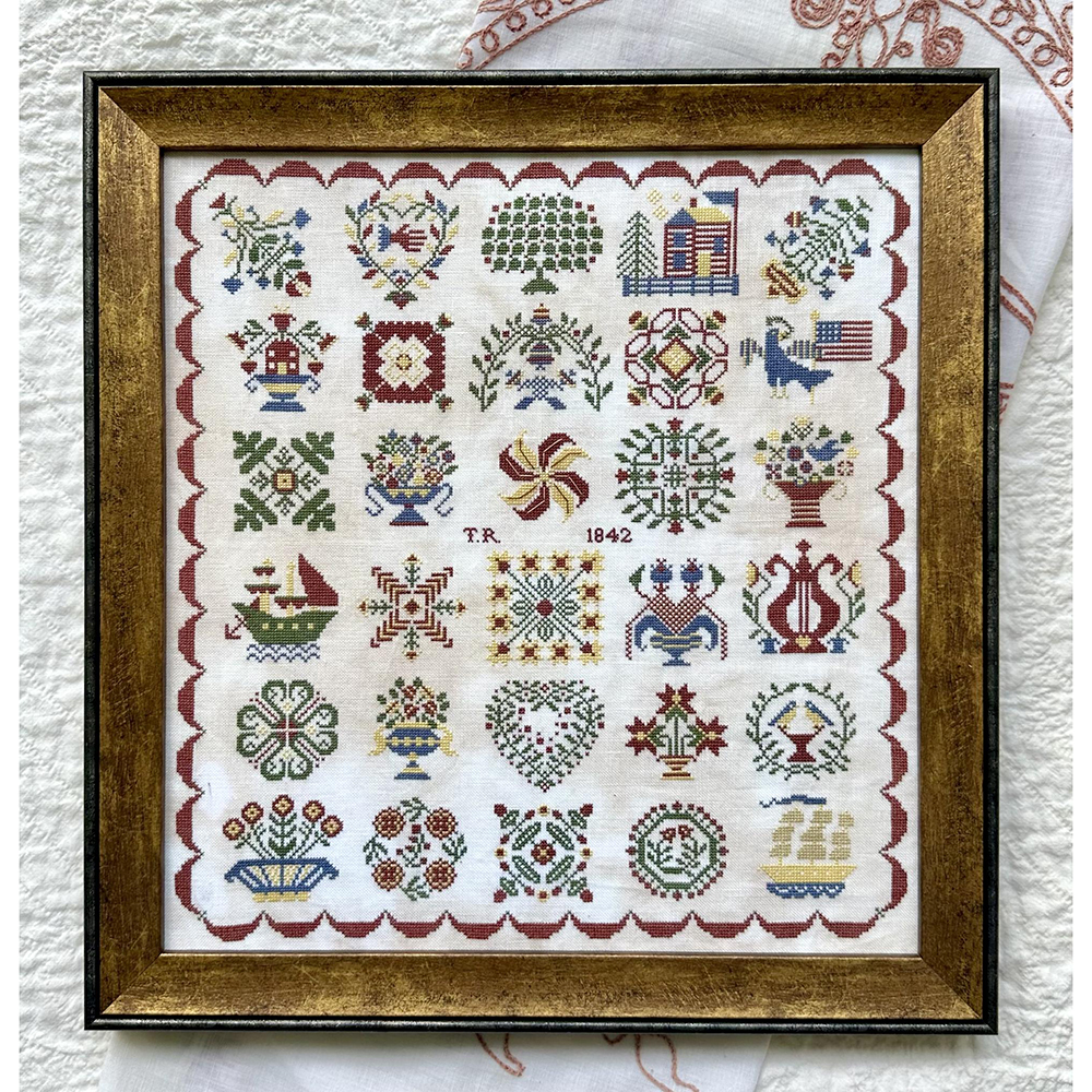 (image for) Upcoming Release: Baltimore Album Quilt Cross Stitch Chart
